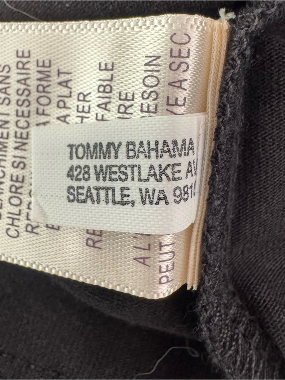 Tommy Bahama Tami Twist Knot Dress Black XL 16 NWT 3/4 Sleeve V Neck Cocktail - Picture 5 of 6